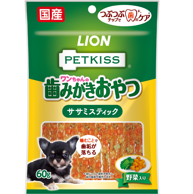 PETKISSワンちゃんの歯みがきおやつ